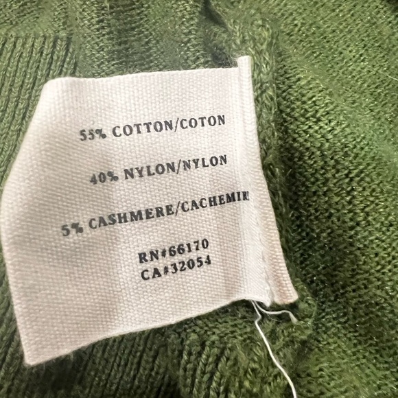 ANTHROPOLOGIE SPARROW M funky front pocketed green cardigan sweater - Picture 7 of 8